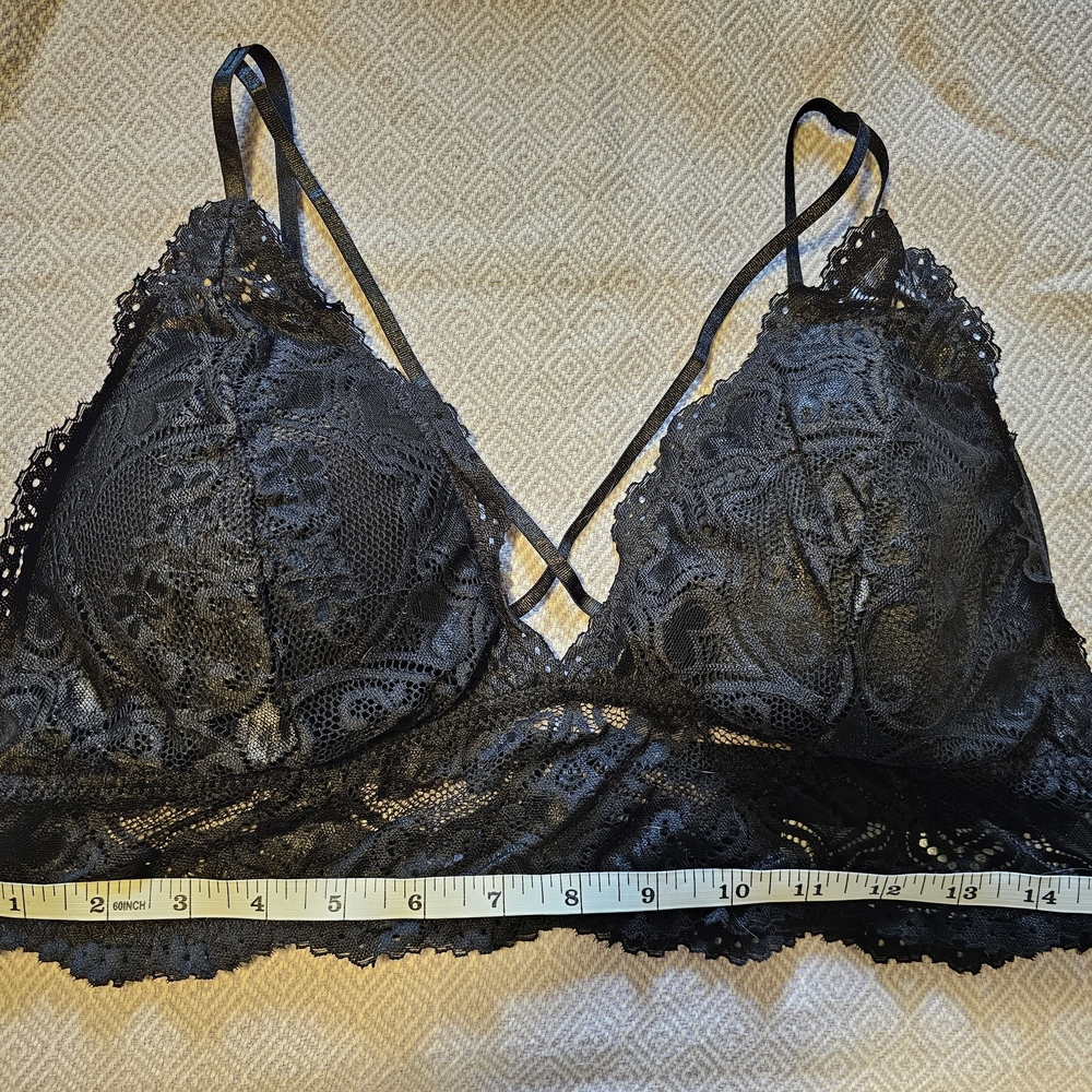 Elegant Black Lace Bralette